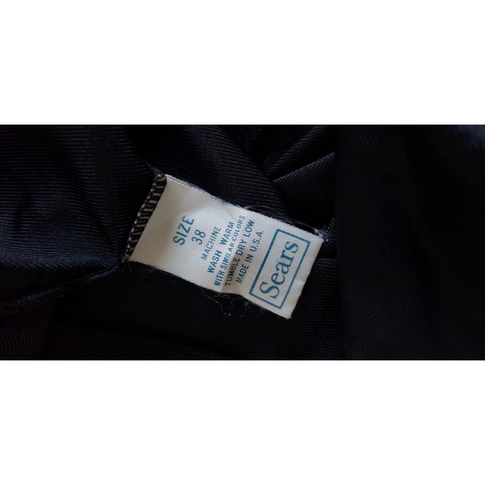 Vintage Black Lingerie Slip Size 38 Dress Undergarment - Picture 4 of 8